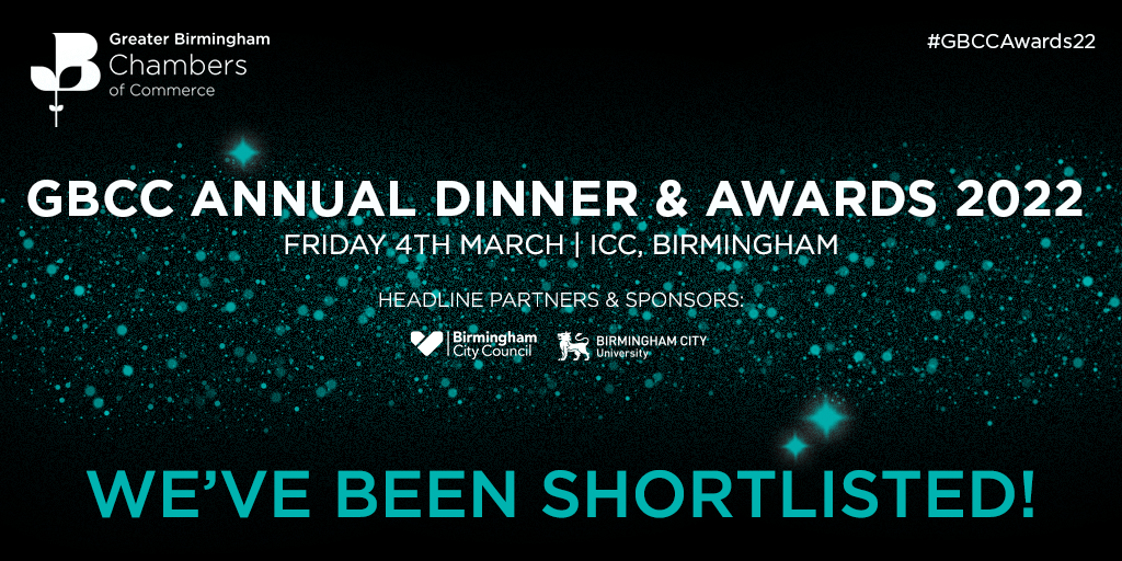 Greater Birmingham Chamber of Commerce shortlist